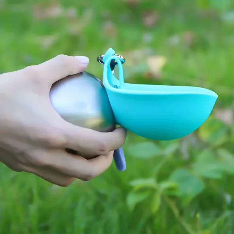 Portable Stainless Steel Dog Water Bottle