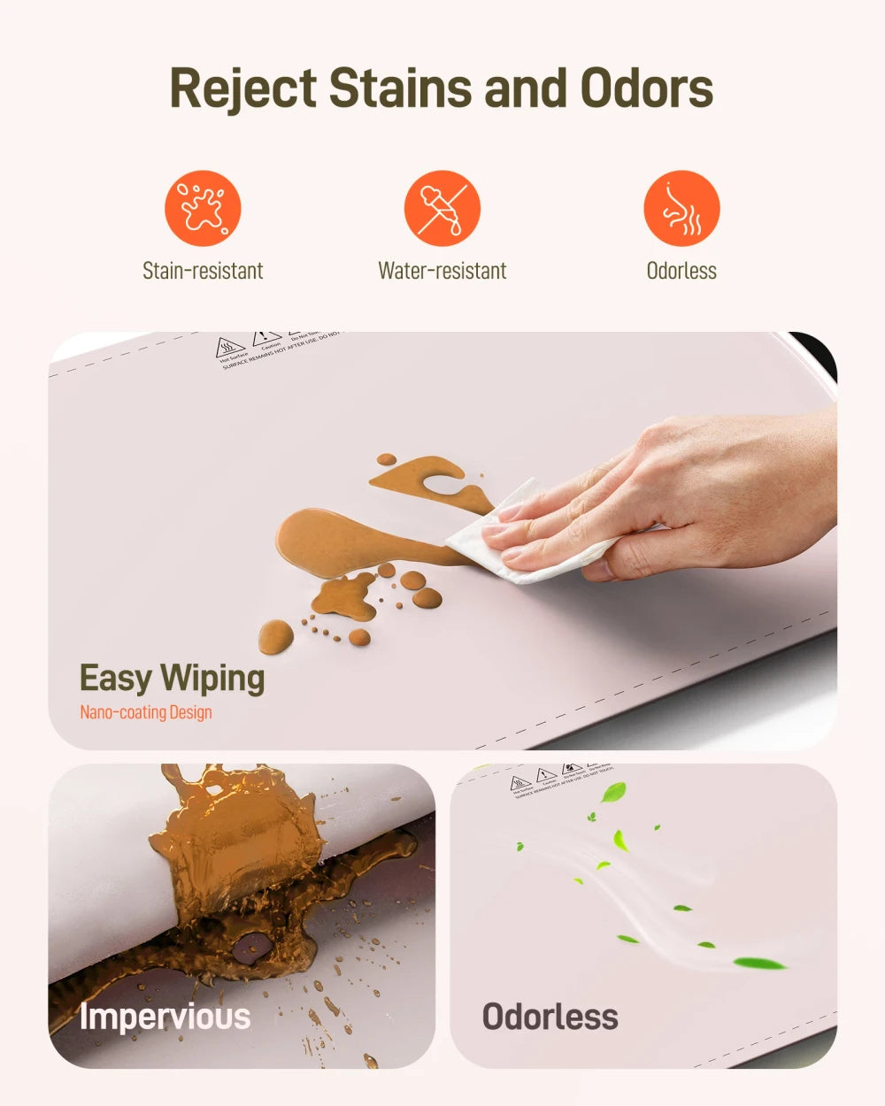 Roll-Up Electric Food Warming Mat